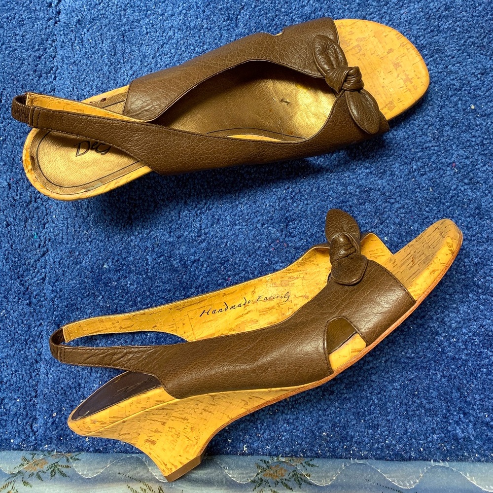 Handmade corkscrew size 10 shoes